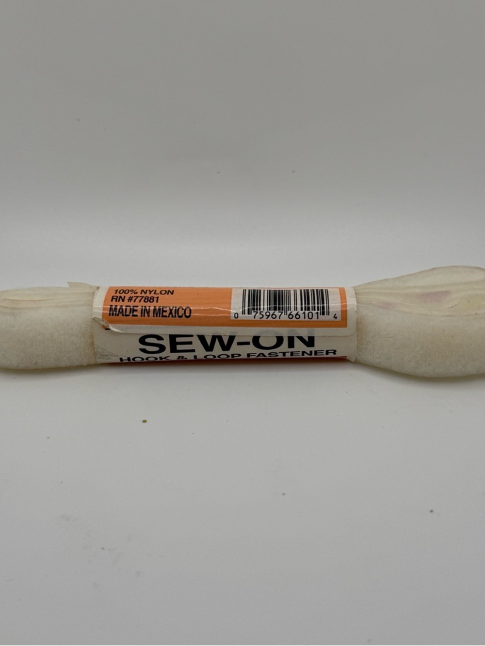 Sew-On Hook & Loop Fastener Tape - White